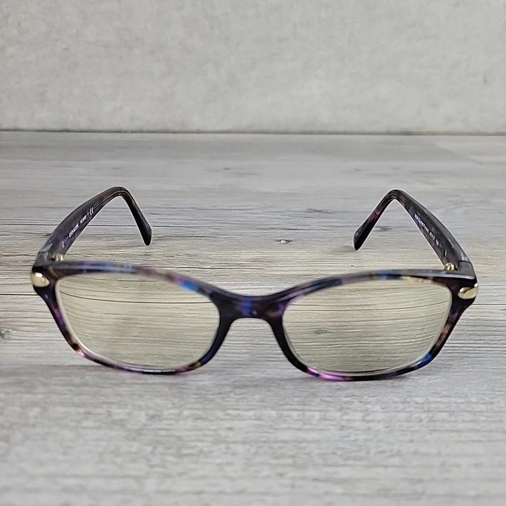 Coach Eyeglasses‎ HC6065 5288 49-17 135mm Confetti PURPLE FRAMES ONLY Full Rim